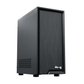 daWg W-V Series 210 Computer Case (Black) | Mid Tower PC Cabinet | Micro-ATX & Mini-ITX Compatible | Durable Metal Chassis | Home, Office & Gaming PC Build