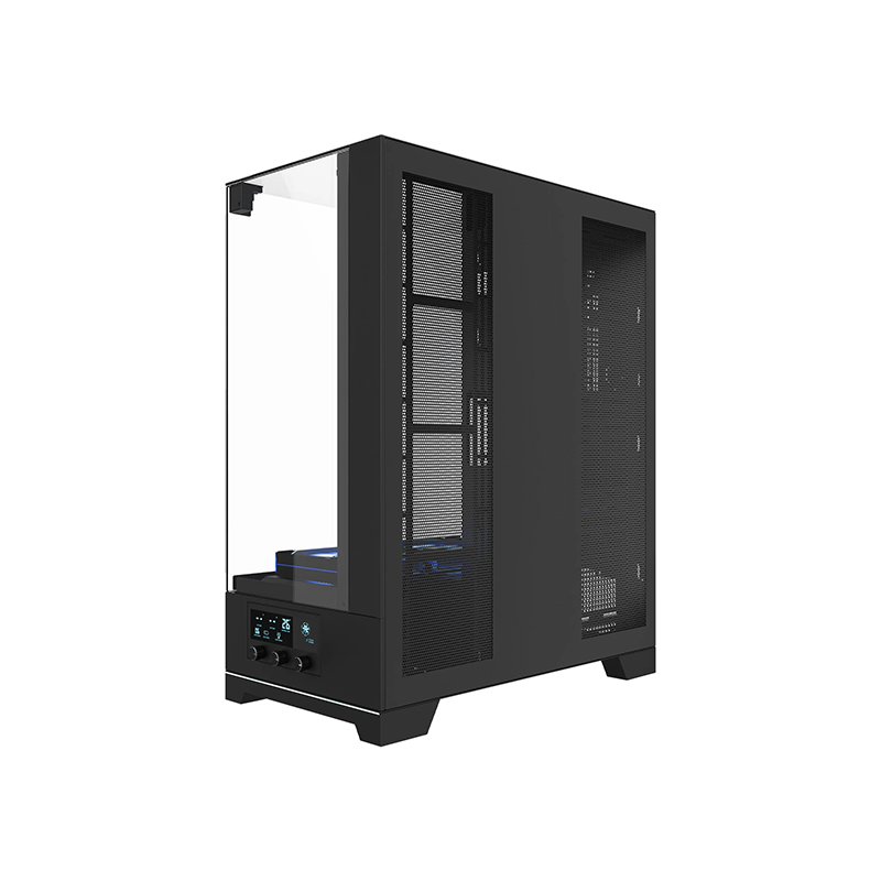 daWg Y Series 907 Computer Case (Black) | Mid Tower PC Cabinet | Micro-ATX & Mini-ITX Compatible | Durable Metal Chassis | Home, Office & Gaming PC Build