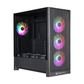 Zebronics ZEB-VALOR 10 ATX Gaming Cabinet Black | Mid Tower PC Case | Tempered Glass Side Panel | High Airflow Design | ATX/Micro-ATX/Mini-ITX Support | USB 3.0