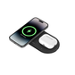 Belkin Magsafe 2-in-1 Wireless Charging Pad Qi2 15W| Additional USB-C Port | Fast Charging Station for iPhone 16, 15, & 14 Series, AirPods, and More | 2 years warranty|Black