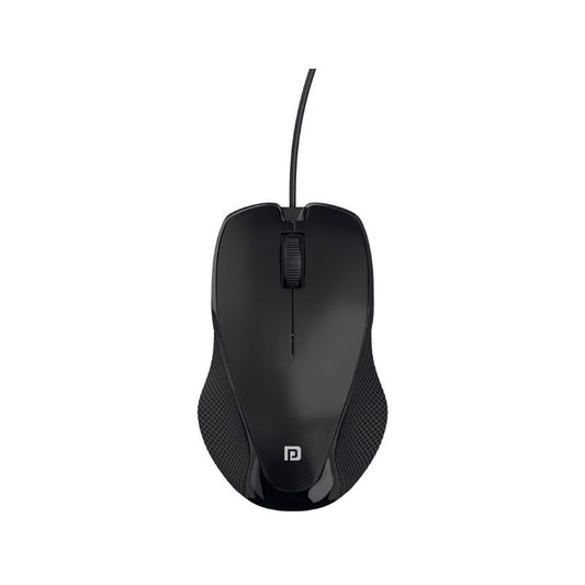 Portronics Toad 101 Wired Optical Mouse (POR 1800) | 1200 DPI | USB Plug‑and‑Play | Ambidextrous Design | Hi‑Optical Tracking & Comfortable Long‑Use Performance