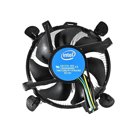 Intel Air CPU Cooler | High-Efficiency Thermal Cooling | Pre-Applied Thermal Paste | Quiet Fan Performance | Ideal Replacement Cooler for Intel Desktop Processors