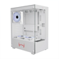 daWg W-X Series 430 Computer Case (White) | Mid Tower PC Cabinet | Micro-ATX & Mini-ITX Compatible | Durable Metal Chassis | Home, Office & Gaming PC Build