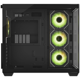 daWg X Series 617 Computer Case (Black) | Mid Tower PC Cabinet | Micro-ATX & Mini-ITX Compatible | Durable Metal Chassis | Home, Office & Gaming PC Build