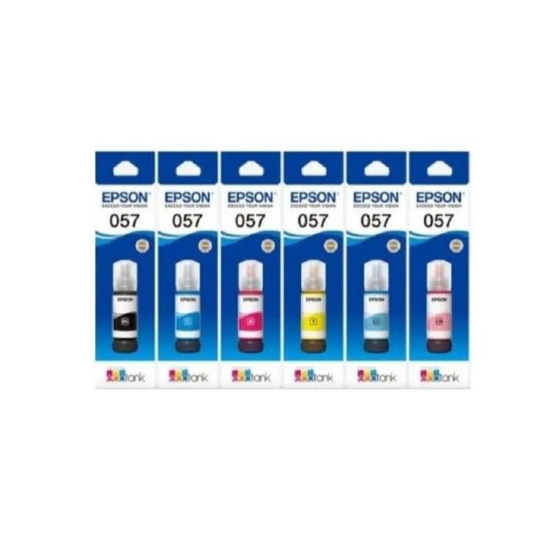 Epson 057 Magenta Ink Bottle |65 ml |Genuine High-Yield Dye Ink for Epson Eco Tank Printers| Bright and Vivid Color Printing| Compactable with Epson printers