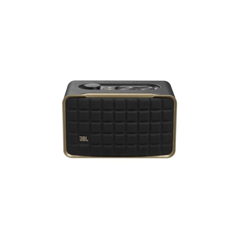 JBL Authentics 200 Wireless Wi-Fi Speaker  90W Stereo Sound  Retro Design  Multi-Room Play Alexa & Google Assistant  Self-Tuning Audio