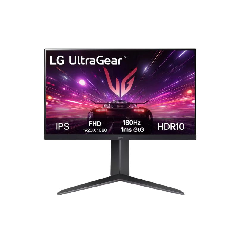 LG 24GS65F-B.ATR 24-Inch UltraGear Gaming Monitor | Full HD IPS | 180Hz | 1ms | HDR10 | AMD FreeSync Premium | HDMI & DisplayPort