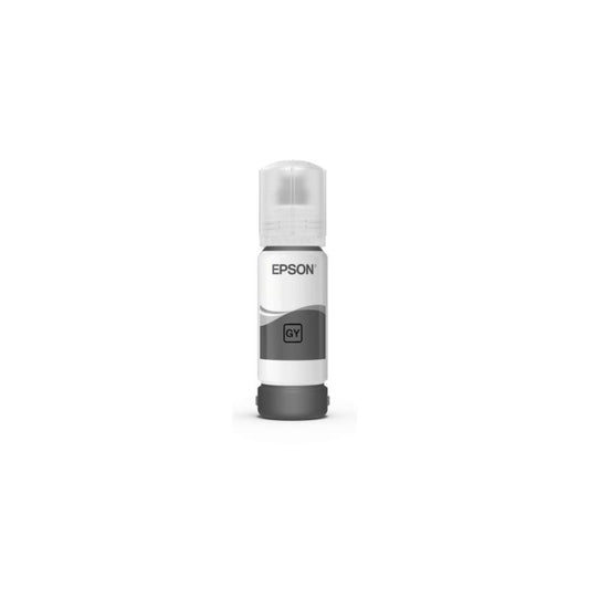 Epson 012 Grey Ink Bottle |70 ml |Genuine High-Yield Dye Ink for Epson Eco Tank Printers |Smooth and Consistent Grey Printing| Combactable with Epson printers