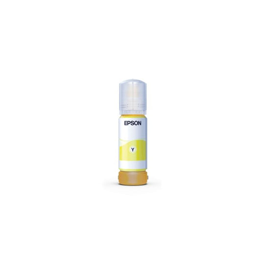 Epson 012 Yellow Ink Bottle| 70 ml |Genuine High-Yield Dye Ink for Epson EcoTank Printers| Bright and Long-Lasting Color Output| Compactable with Epson printers