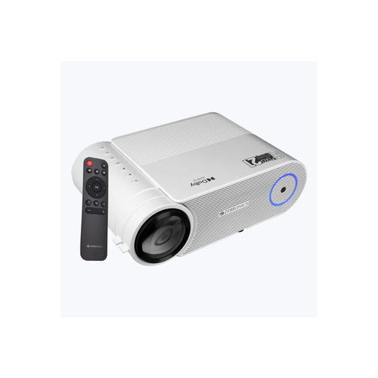 Zebronics Pixaplay 21 LED HD Projector – Compact Home Theater Projector with HD Display, Built-in Speaker, and Multiple Connectivity Options