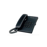 panasonic KX‑TS500MXBD Corded Telephone, Single Line, Adjustable Volume, Redial Function – Black