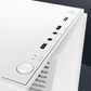 daWg W-V Series 211 Computer Case (White) | Mid Tower PC Cabinet | Micro-ATX & Mini-ITX Compatible | Durable Metal Chassis | Home, Office & Gaming PC Build