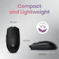 Portronics Toad 36 Wireless Mouse | 2.4 GHz | Rechargeable Type-C | Adjustable 800–1600 DPI | 6-Button Ergonomic Design | Plug & Play