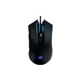 HP BLK G360 Wired Gaming Mouse | Adjustable Up to 6200 DPI | RGB Lighting & Customizable Buttons | Ergonomic Ambidextrous Design | High‑Speed USB Connection | Durable Build for Competitive Gaming