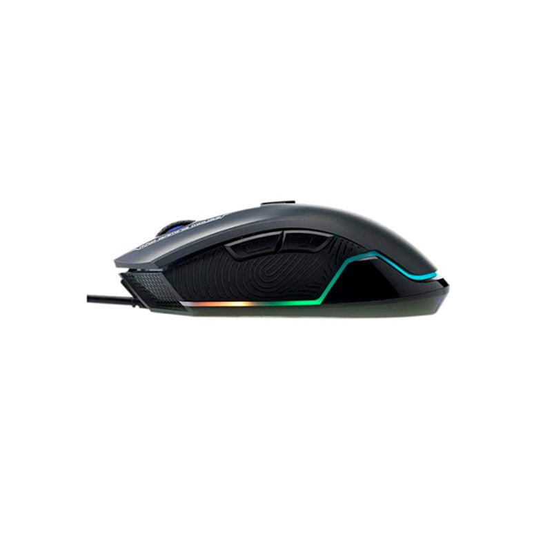 HP BLK G360 Wired Gaming Mouse | Adjustable Up to 6200 DPI | RGB Lighting & Customizable Buttons | Ergonomic Ambidextrous Design | High‑Speed USB Connection | Durable Build for Competitive Gaming
