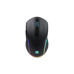 Portronics Toad One Wireless Mouse | Bluetooth + 2.4 GHz | Adjustable DPI | 6‑Button Ergonomic Design | Rechargeable Type‑C Battery | RGB Lighting | Multi‑Device Support