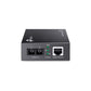 TP‑Link MC210CS Gigabit Media Converter, 1000Mbps RJ45 to 1000Mbps Single‑Mode SC Fiber, Plug-and-Play