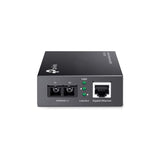 TP‑Link MC210CS Gigabit Media Converter, 1000Mbps RJ45 to 1000Mbps Single‑Mode SC Fiber, Plug-and-Play