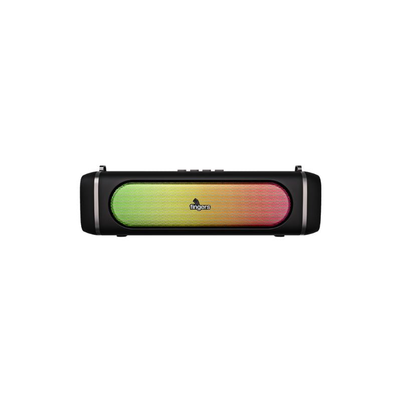 FINGERS SoundPower-20 | 20W Peak Output | Dual Full-Range Drivers | 3000mAh Battery for 9Hrs Playback | Type-C Charging | Built-in Mic for Calls