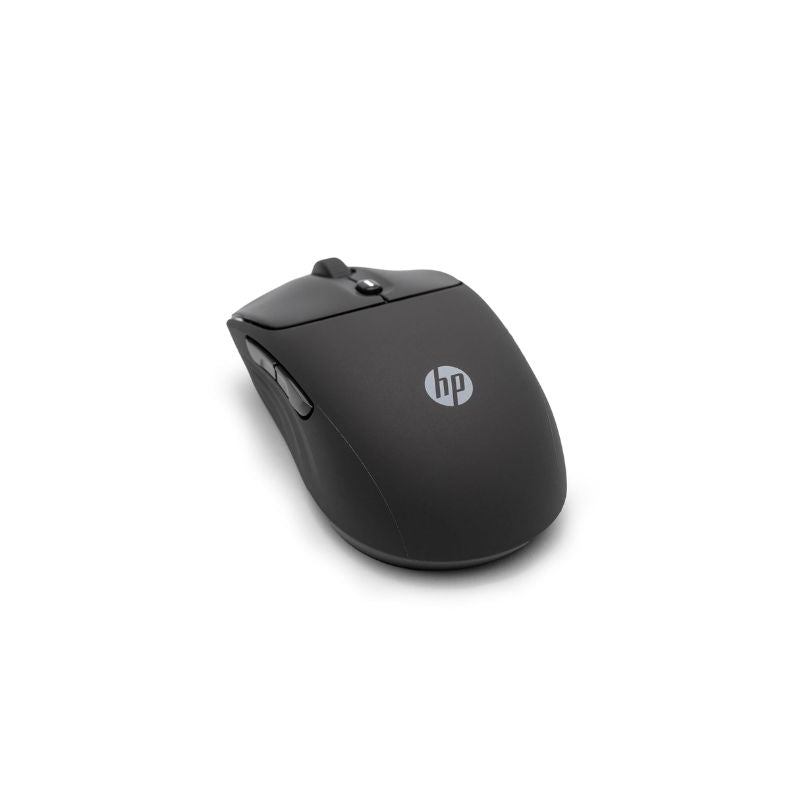 Brand: HP  Model: 400 Quiet Wireless  Connectivity: Bluetooth + 2.4 GHz USB dongle  Tracking/DPI: Adjustable for precision control  Design: Ergonomic ambidextrous  Buttons: Quiet click  Battery Life: Up to 24 months