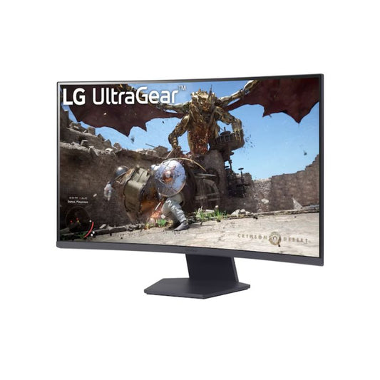 LG UltraGear 32GS60QC-B 32 Inch QHD Curved Gaming Monitor | 180Hz Refresh Rate | 1ms Response Time | 1000R Curved VA Panel | HDR10 Support | AMD FreeSync Premium | 2560x1440 Resolution | HDMI & DisplayPort Connectivity | Ultra-Smooth Gaming Experience