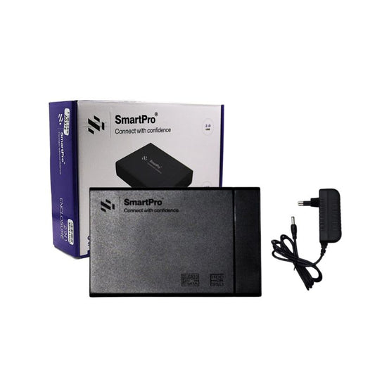 Smartpro 3.5″ SATA HDD Casing | USB 2.0 External Hard Drive Enclosure | Plug & Play Desktop Storage Solution