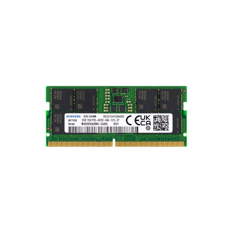 Samsung 16GB DDR5 Laptop RAM Memory Module – High-Speed SO-DIMM Upgrade for Gaming, Multimedia, and Professional Laptops