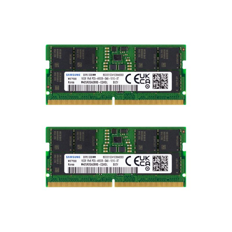 Samsung 16GB DDR5 Laptop RAM Memory Module – High-Speed SO-DIMM Upgrade for Gaming, Multimedia, and Professional Laptops