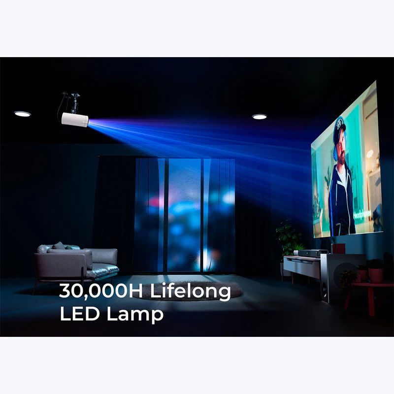 Zebronics Pixaplay 21 LED HD Projector – Compact Home Theater Projector with HD Display, Built-in Speaker, and Multiple Connectivity Options
