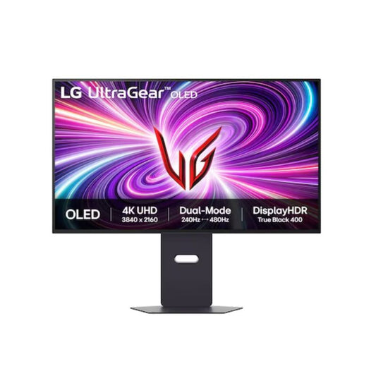 LG UltraGear 32GS95UV-B.ATR 32-Inch Dual Mode OLED Gaming Monitor | 4K UHD, 240Hz/480Hz, 0.03ms, G-SYNC Compatible