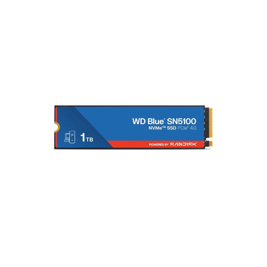 WD SN5100 1TB NVMe PCIe M.2 2280 SSD | Ultra-Fast 7100MB/s Read & 6700MB/s Write| Advanced 3D QLC NAND|Durable|Energy-Efficient| High-Endurance Storage for Gaming| Content Creation & Professional Use