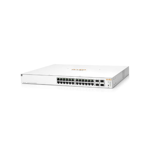 HPE Aruba Instant On 1930 24-Port Gigabit PoE+ Managed Switch with 4 SFP/SFP+ Uplinks – 195W (JL683A)