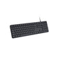 Portronics Ki-Pad 3 (POR 2417) | Full-Size Keyboard with Numeric Keypad | Noise-Free Large Keycaps | Multimedia Hotkeys | Ergonomic Design | 1.5m USB Plug-and-Play