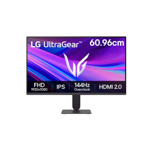 LG UltraGear 24G411A-B.BTR | 24-Inch Full HD Gaming Monitor | 1920×1080 IPS Display | 144Hz Refresh Rate | 1ms Response Time | HDR10 Support | Anti-Glare Screen | Gaming Monitor