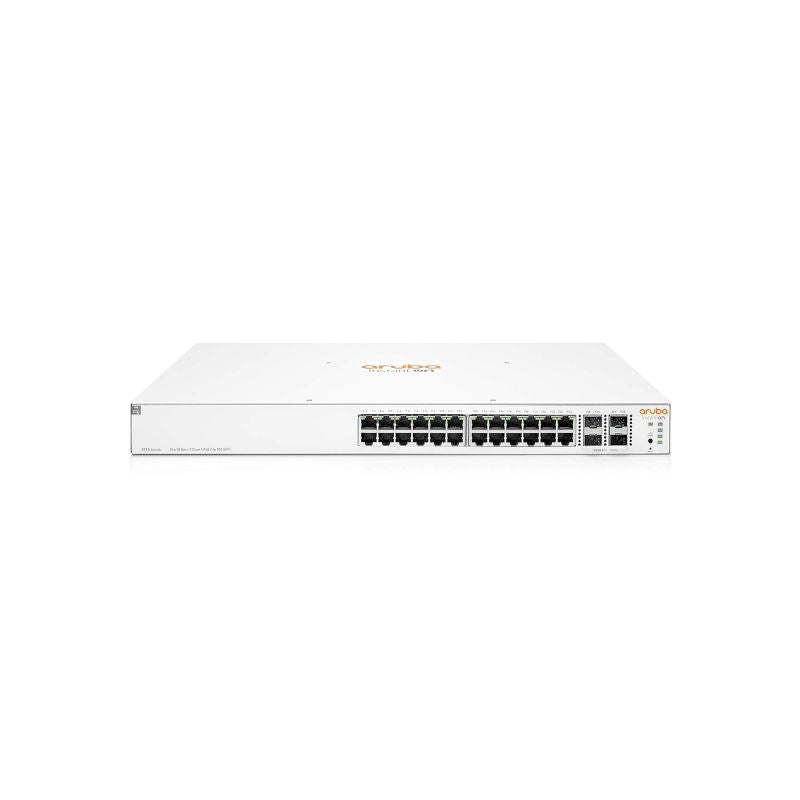 HPE Aruba Instant On 1930 24-Port Gigabit PoE+ Managed Switch with 4 SFP/SFP+ Uplinks – 195W (JL683A)