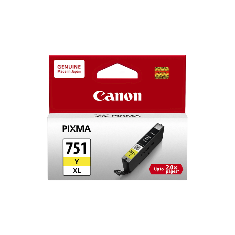 Canon CLI-751 XL Grey Ink Cartridge for PIXMA Printers | High Capacity Dye Ink | Smooth Grayscale Photo Printing | Genuine XL Ink Tank