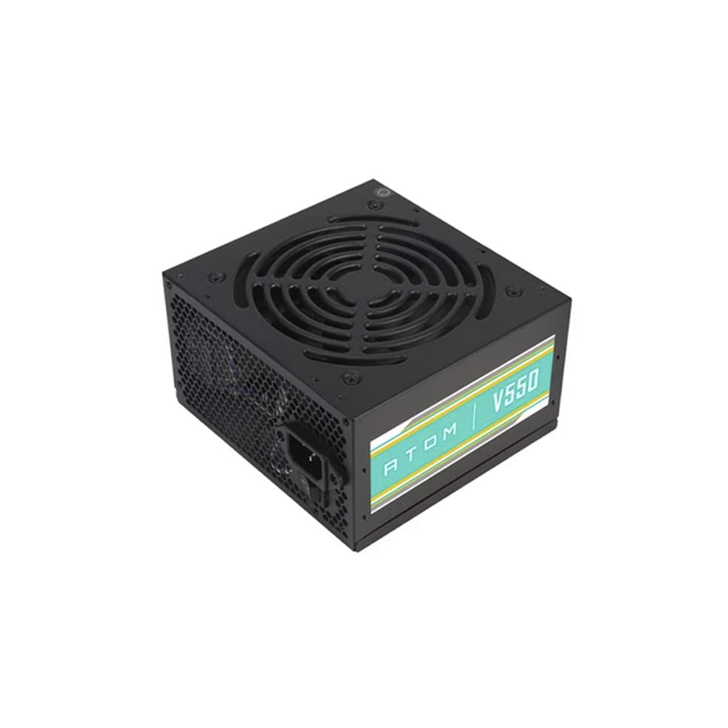 Antec Atom V550 550W Power Supply | 80 Plus Efficiency | Reliable and Stable Power Delivery | Compact & Durable Design | Ideal for Gaming and Desktop PCs