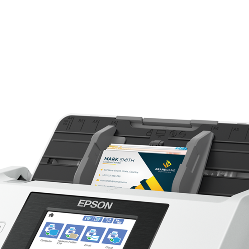 Epson DS-790WN EPIL Wireless Network Document Scanner – High-Speed Duplex Sheet-Fed Scanner with Touchscreen  Wi-Fi | Ethernet | USB 3.0 | OCR & Business Document Management