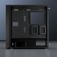 daWg W-X Series 490 Computer Case (Black) | Mid Tower PC Cabinet | Micro-ATX & Mini-ITX Compatible | Durable Metal Chassis | Home, Office & Gaming PC Build