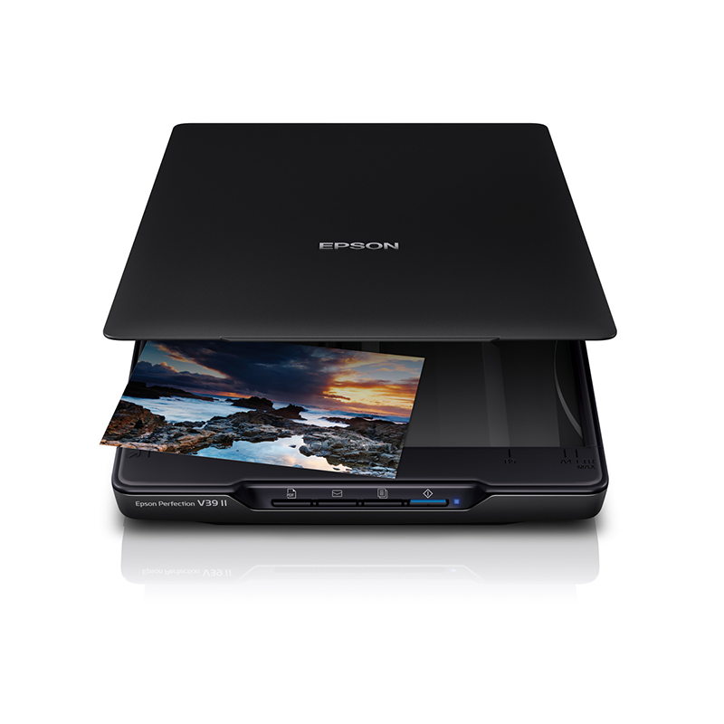Epson Perfection V39II Scanner EPIL – Flatbed Photo & Document Scanner | High Resolution | USB Powered | OCR Support | Home & Office Scanning Solution