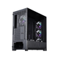 Zebronics ZEB-VALOR 10 ATX Gaming Cabinet Black | Mid Tower PC Case | Tempered Glass Side Panel | High Airflow Design | ATX/Micro-ATX/Mini-ITX Support | USB 3.0