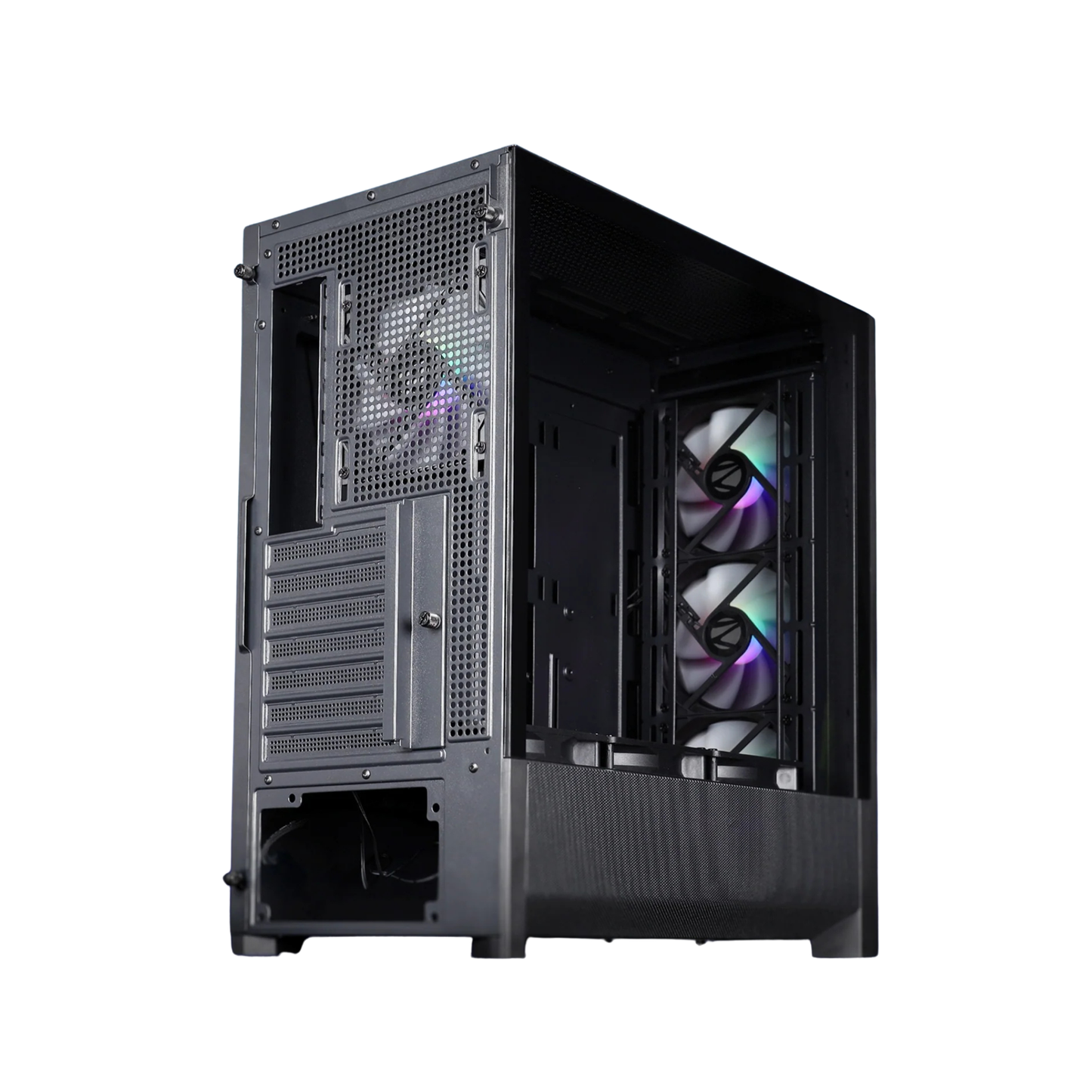 Zebronics ZEB-VALOR 10 ATX Gaming Cabinet Black | Mid Tower PC Case | Tempered Glass Side Panel | High Airflow Design | ATX/Micro-ATX/Mini-ITX Support | USB 3.0