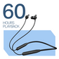 boAt Rockerz 200 Neckband with Environmental Noise Cancellation |IPX5 Water & Sweat Resistant| 60 Hours Playtime| Active Black
