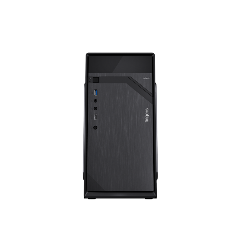 Fingers Cabinet + SMPS | Micro ATX Tower Case | Compact Desktop PC Case | Front USB & Audio Ports | Cooling Fan Included | Home & Office PC Build"