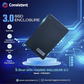 Consistent SATA HDD/SSD Casing | 2.5″ External Hard Drive Enclosure | USB 3.0 High-Speed Portable Storage Case