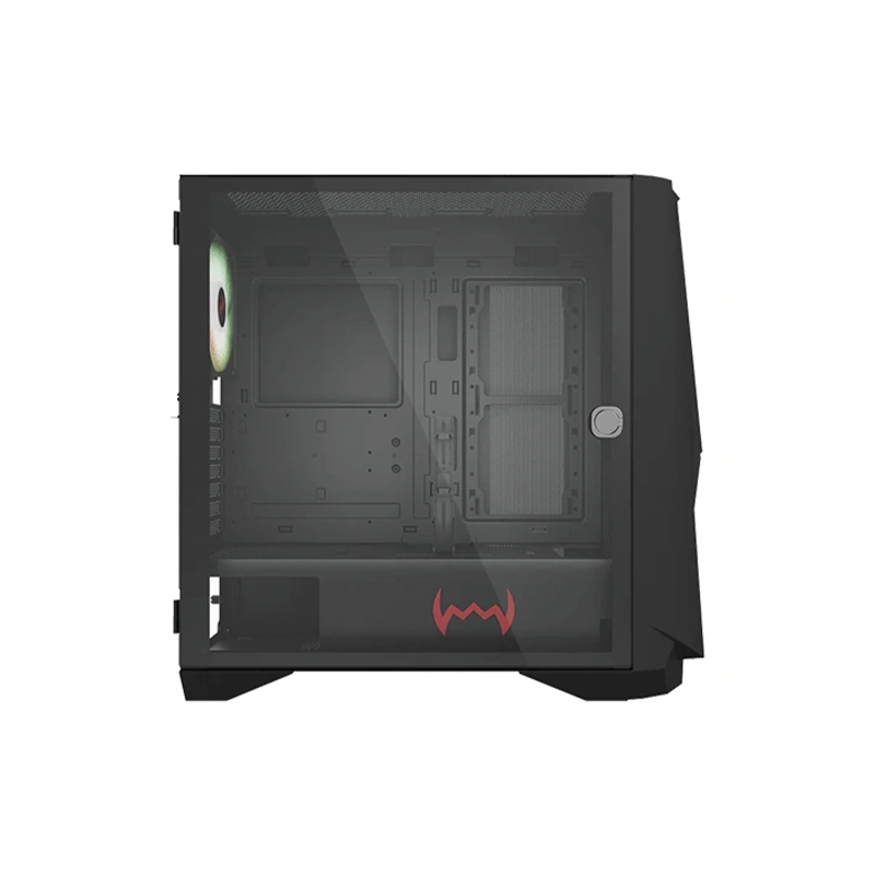 daWg Y Series 745 Computer Case (Black) | Mid Tower PC Cabinet | Micro-ATX & Mini-ITX Compatible | Durable Metal Chassis | Home, Office & Gaming PC Build