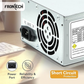 Frontech 450W ATX SMPS (PS-0005) – Reliable Desktop Power Supply with 20+4 Pin, SATA & Molex Connectors, Silent Cooling Fan, and Built-in Safety Protections