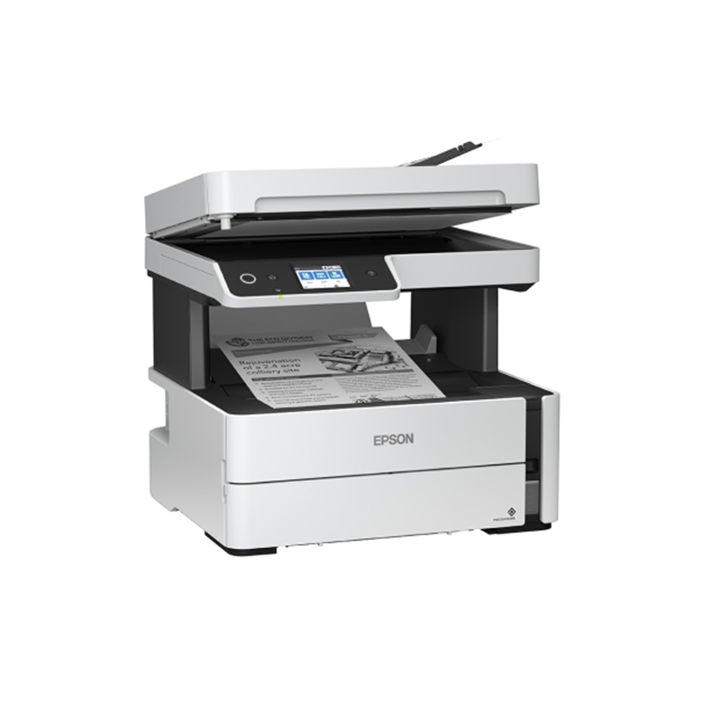 Epson EcoTank M3180 Monochrome All-in-One Ink Tank Printer – Print | Scan | Copy | Fax, ADF | Auto Duplex | Wi-Fi | Wi-Fi Direct | Ethernet | USB | High Yield Low Cost Printing