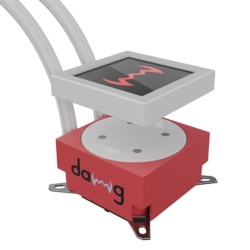 daWg W-L360AIO 360MM AIO Liquid CPU Cooler (White) | Triple 120mm Fans | Intel & AMD Compatible | High-Performance Water Cooling for Gaming & Workstation PCs