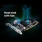 Zebronics Zeb GT 730 4GB DDR3 Graphics Card | NVIDIA GeForce GT 730 | 4GB DDR3 | PCIe x16 | HDMI, DVI & VGA | Active Cooling